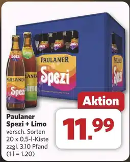Combi Paulaner Spezi + Limo aanbieding