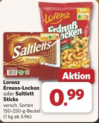 Combi Lorenz Ernuss-Locken oder Saltlett Sticks aanbieding