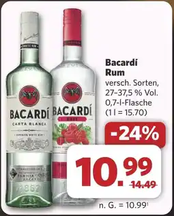 Combi Bacardí Rum aanbieding