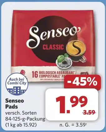 Combi Senseo Pads aanbieding