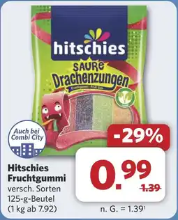 Combi Hitschies Fruchtgummi aanbieding