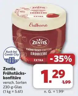 Combi Zentis FrĂĽhstĂĽcks- konfitĂĽre aanbieding