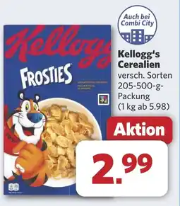 Combi Kellogg's Cerealien aanbieding