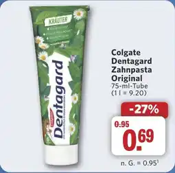 Combi Colgate Dentagard Zahnpasta Original aanbieding