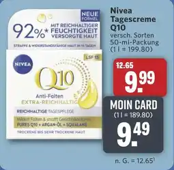 Combi Nivea Tagescreme Q10 aanbieding