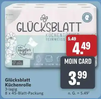Combi Glücksblatt Küchenrolle aanbieding