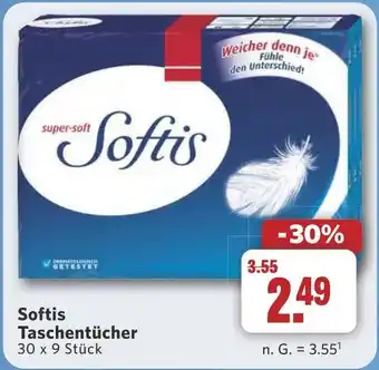 Combi Softis Taschentücher aanbieding