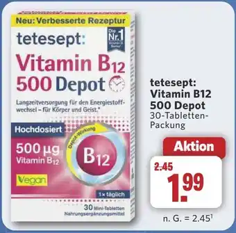 Combi tetesept: Vitamin B12 500 Depot aanbieding