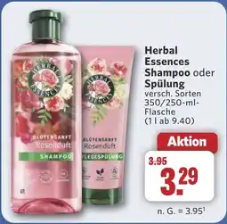 Combi Herbal Essences Shampoo oder Spülung aanbieding