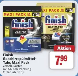 Combi Finish Geschirrspülmittel- Tabs Maxi Pack aanbieding