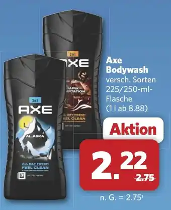 Combi Axe Bodywash aanbieding