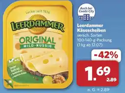 Combi Leerdammer Käsescheiben aanbieding