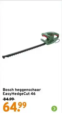 GAMMA Bosch heggenschaar EasyHedge Cut 46 aanbieding