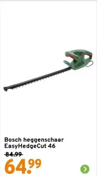 GAMMA Bosch heggenschaar EasyHedge Cut 46 aanbieding