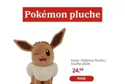 Bruna Eevee - Pokémon Pluche / Knuffel 20CM aanbieding