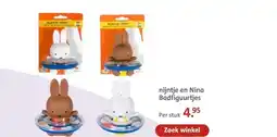 Bruna nijntje en Nina Badfiguurtjes aanbieding