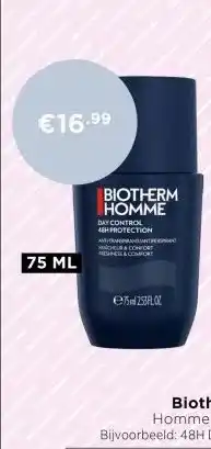 ICI Paris XL Biotherm Homme of Pure Bijvoorbeeld: 48H Deodorant Roll-On aanbieding