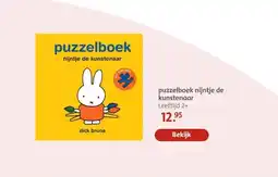 Bruna puzzelboek nijntje de kunstenaar aanbieding