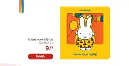 Bruna hoera voor nijntje Leeftijd 2+ aanbieding