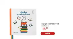 Bruna nijntjes voorleesfeest Leeftijd 2+ aanbieding