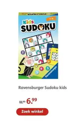 Bruna Ravensburger Sudoku kids aanbieding