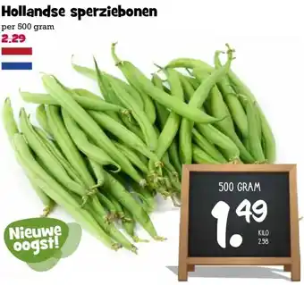 Boon`s Markt Hollandse sperziebonen aanbieding
