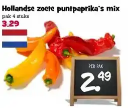 Boon`s Markt Hollandse zoete puntpaprika's mix aanbieding