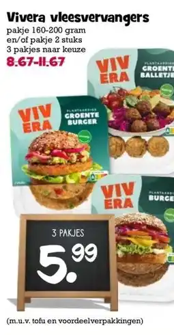 Boon`s Markt Vivera vleesvervangers aanbieding