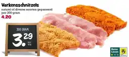Boon`s Markt Varkensschnitzels aanbieding