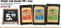 Boon`s Markt Vergeer stuk Goudse 48+ kaasstuk aanbieding