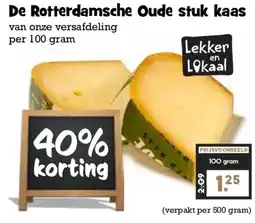 Boon`s Markt De Rotterdamsche Oude stuk kaas aanbieding