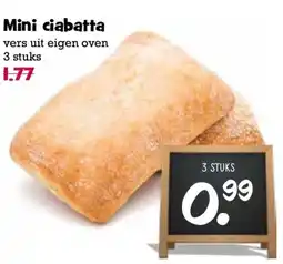 Boon`s Markt Mini ciabatta aanbieding