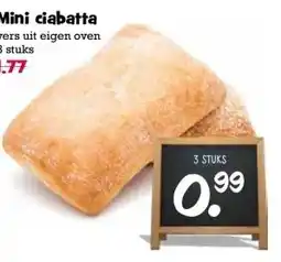 Boon`s Markt Mini ciabatta aanbieding