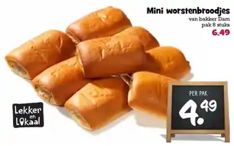 Boon`s Markt Mini worstenbroodjes aanbieding