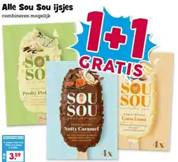 Boon`s Markt Alle Sou Sou ijsjes aanbieding