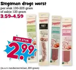 Boon`s Markt Stegeman droge worst aanbieding