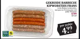Boon`s Markt Gekruide barbecue kipworstjes frans aanbieding