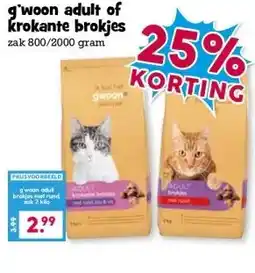 Boon`s Markt gwoon adult of krokante brokjes aanbieding