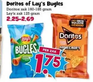 Boon`s Markt Doritos of Lay's Bugles aanbieding