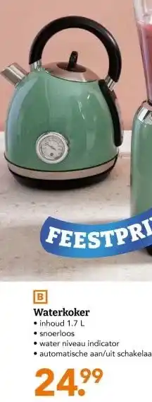 Blokker Waterkoker aanbieding