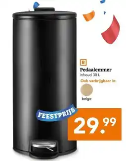 Blokker Pedaalemmer aanbieding