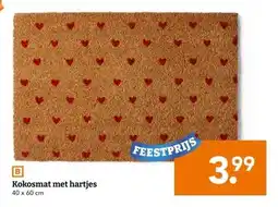 Blokker Kokosmat met hartjes aanbieding