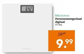 Blokker Personenweegschaal digitaal aanbieding