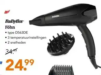 Blokker BaByliss Föhn aanbieding