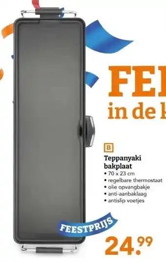 Blokker Teppanyaki bakplaat aanbieding