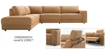Baenks GREENWICH aanbieding