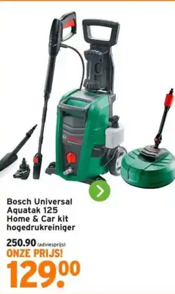 GAMMA Bosch Universal Aquatak 125 Home & Car kit hogedrukreiniger aanbieding