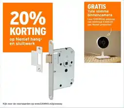 GAMMA Op nemef hang en sluitwerk aanbieding