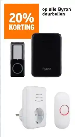 GAMMA Op alle byron deurbellen aanbieding