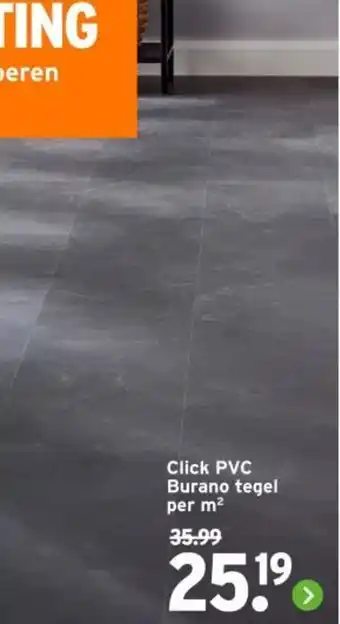 GAMMA Click PVC Burano tegel aanbieding